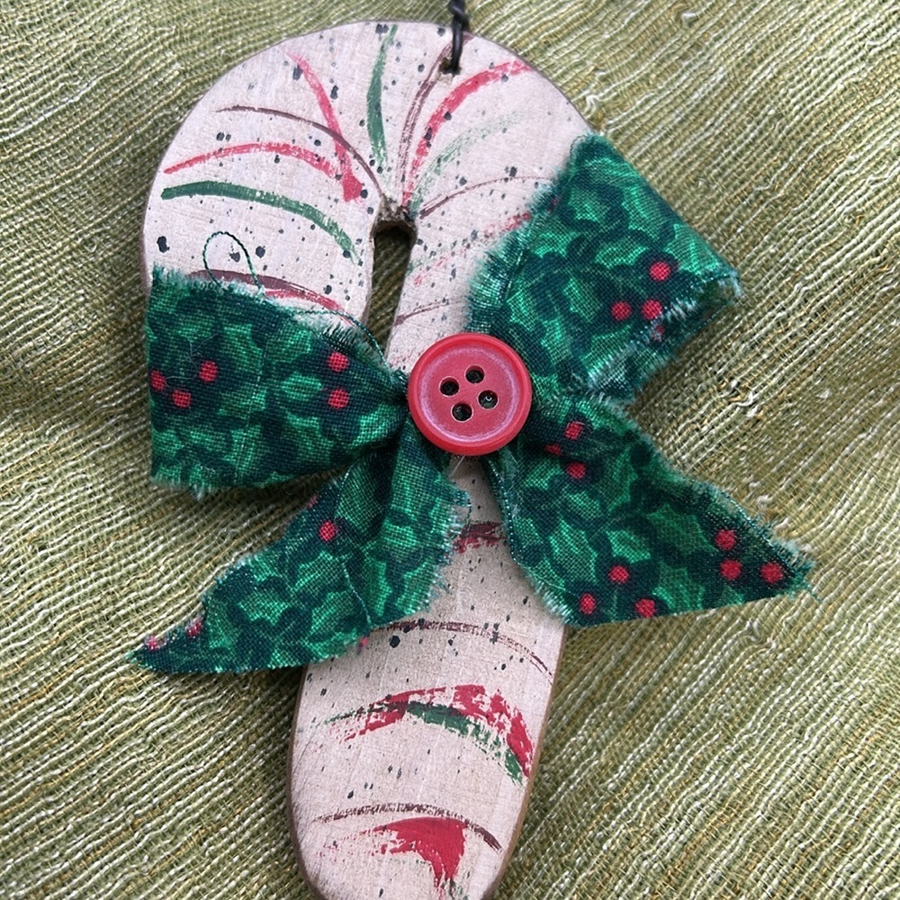 Wooden Holiday Ornaments Set.  Handmade - Picture 5 of 12